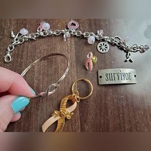 Breast Cancer Pink Ribbon Lot